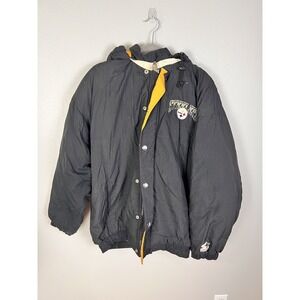 Vintage Pittsburgh Steelers Starter Pro Line Full Zip Puffer Jacket Large NFL